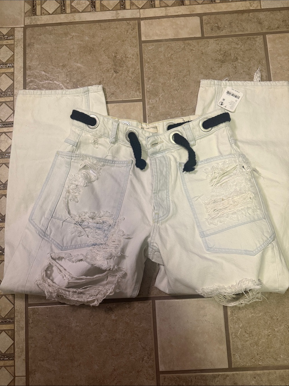 NWT Free People barrel Moxie Low Slung